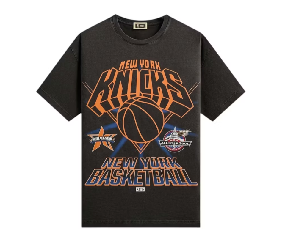 Kith NBA All-Star New York Knicks Vintage Tee Black