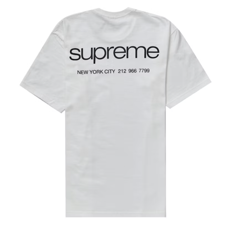 Supreme NYC Tee White