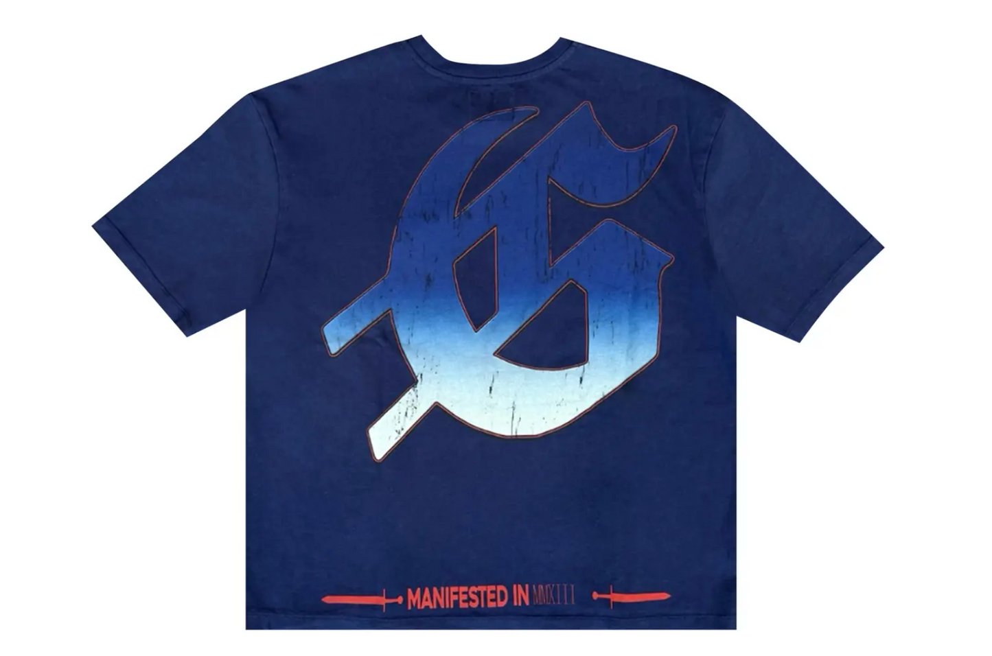 Godspeed Endzone T-Shirt Navy Wash