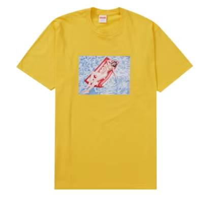Supreme Float Tee Yellow