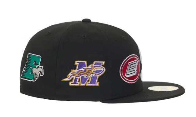 Supreme Mascots S Logo New Era 59Fifty Fitted Cap Black