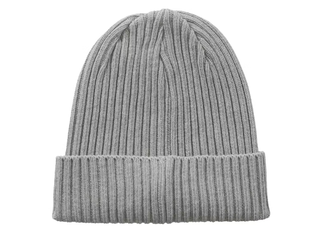 Supreme Overdyed Beanie (SS26) Heather Grey