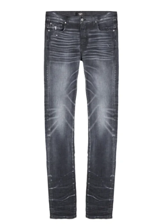 Amiri Stack Jeans Grey