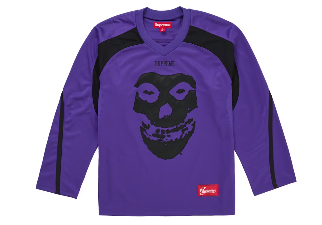 Supreme The Misfits Hockey Jersey Purple