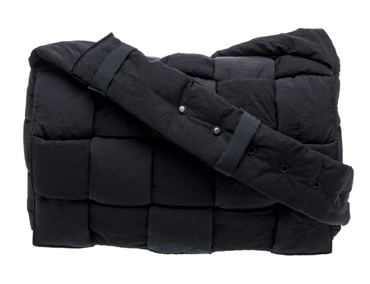 Bottega Veneta Intrecciato Padded Cassette Black