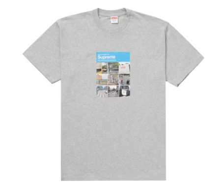 Supreme Verify Tee Heather Grey