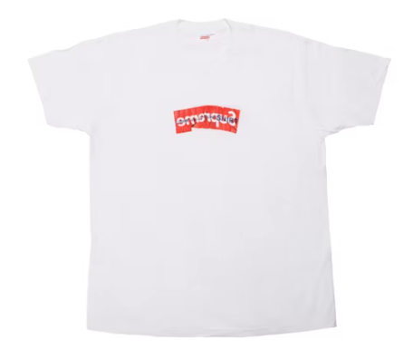 Supreme Comme Des Garcons SHIRT Box Logo Tee White