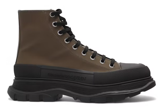 Alexander McQueen Tread Slick Boot Khaki Black