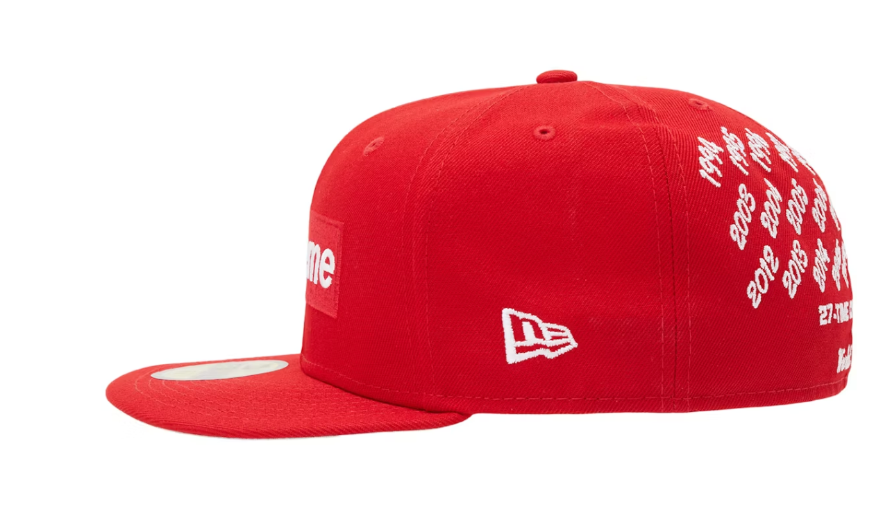 Supreme Champions Box Logo New Era Red