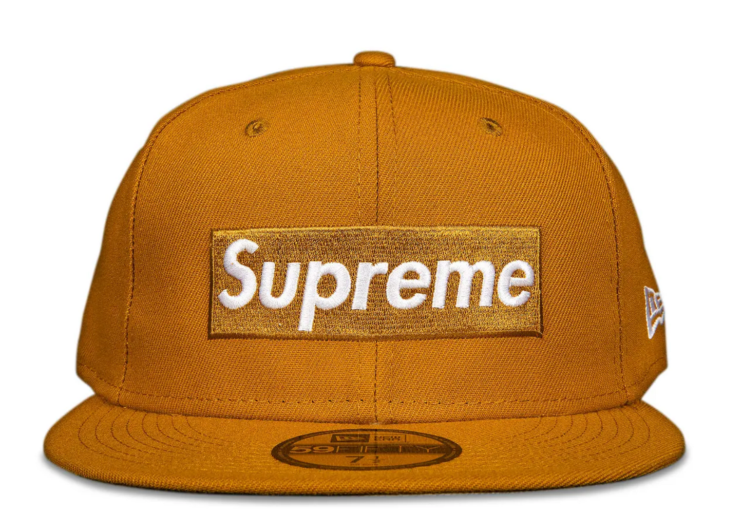 Supreme Champions Box Logo New Era Wheat