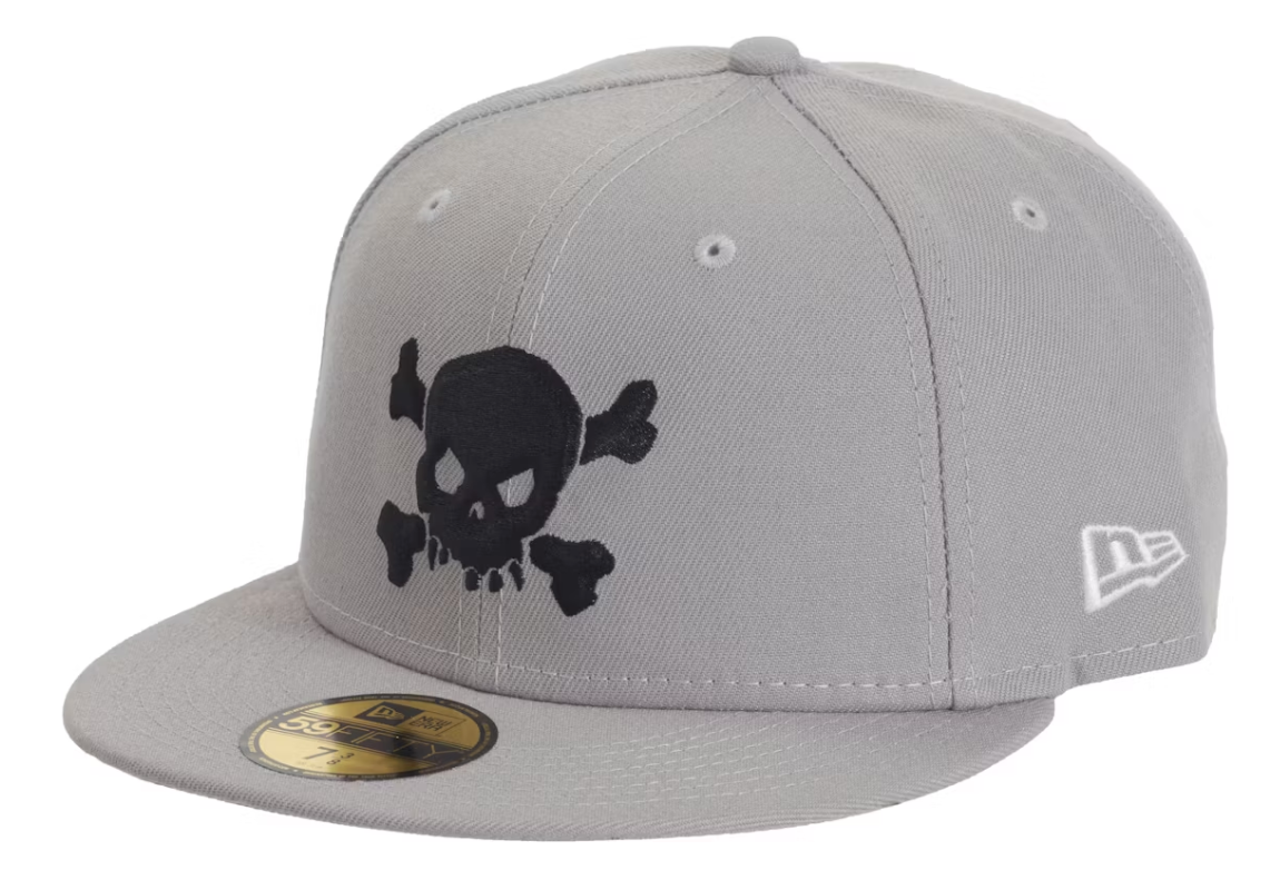 Supreme Skull New Era Grey