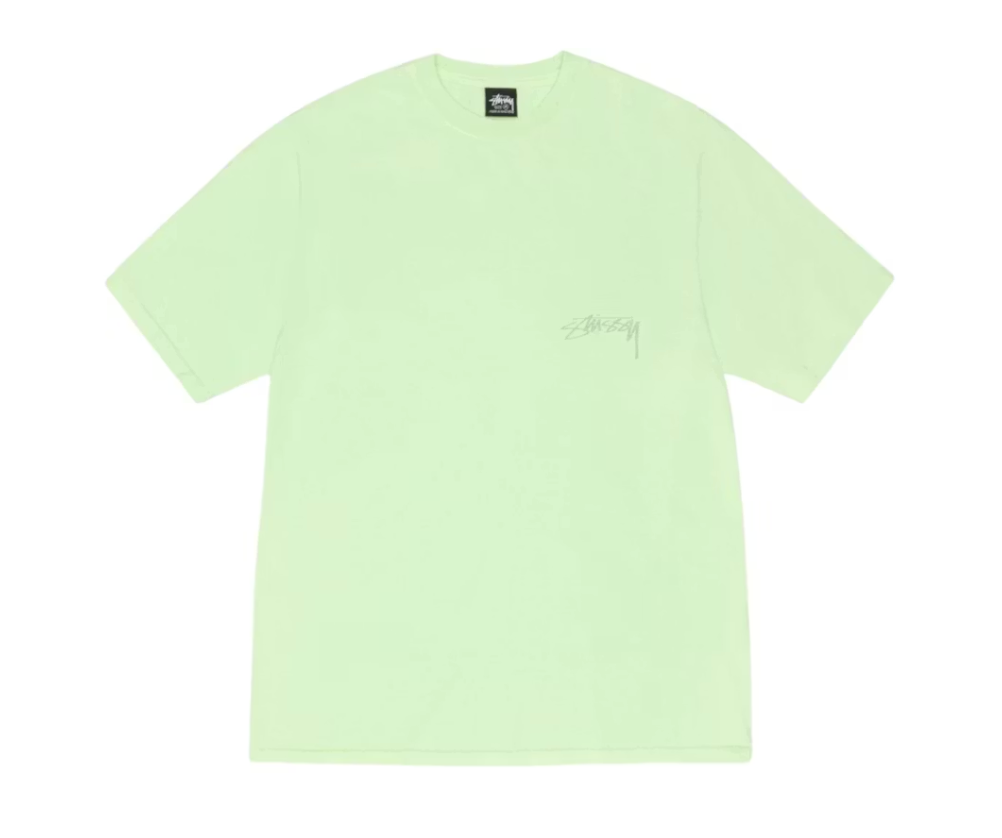 Stussy Smooth Reverse Pigment Dyed Tee Pistachio