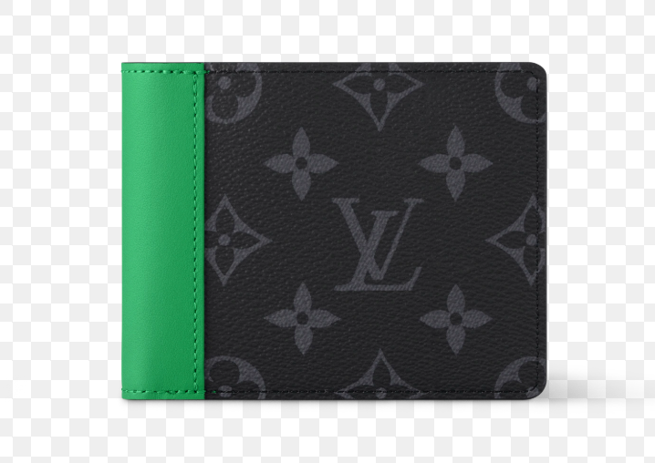 Louis Vuitton Slender Wallet Monogram Eclipse Green