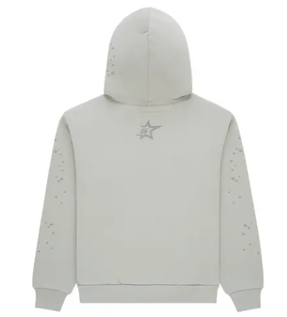 Sp5der Tonal Punk V2 Hoodie Sport Grey
