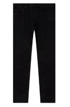 Off-White Diagonals Print Straight-Leg Jeans Black