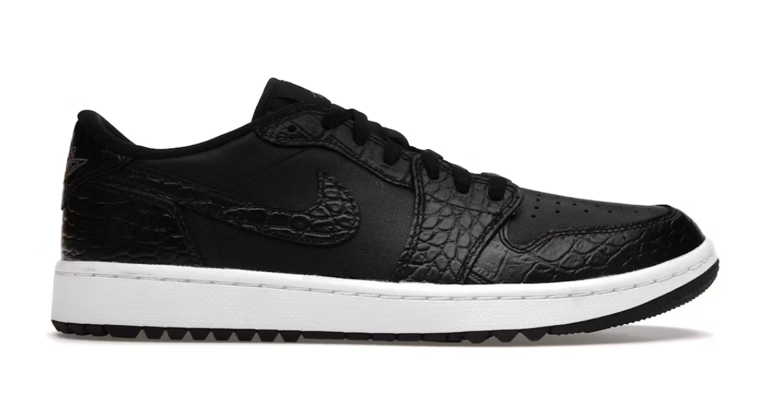 Jordan 1 Retro Low Golf Black Croc