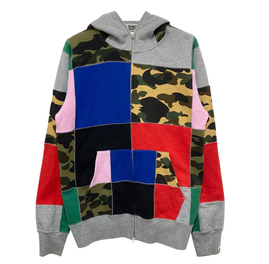 BAPE Patchwork Hoodie Multicolor