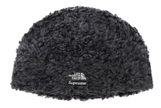 Supreme The North Face High Pile Fleece Beanie Black
