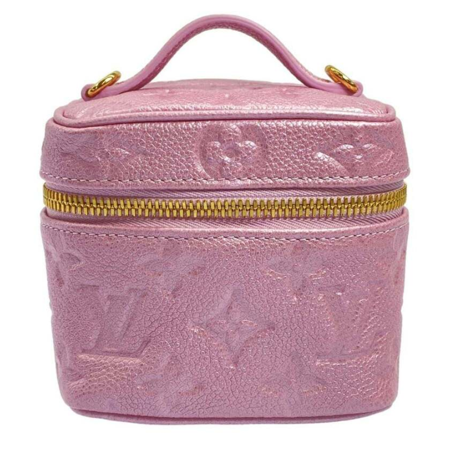 Louis Vuitton LV Empreinte Monogram Vanity Pouch Micro Pink