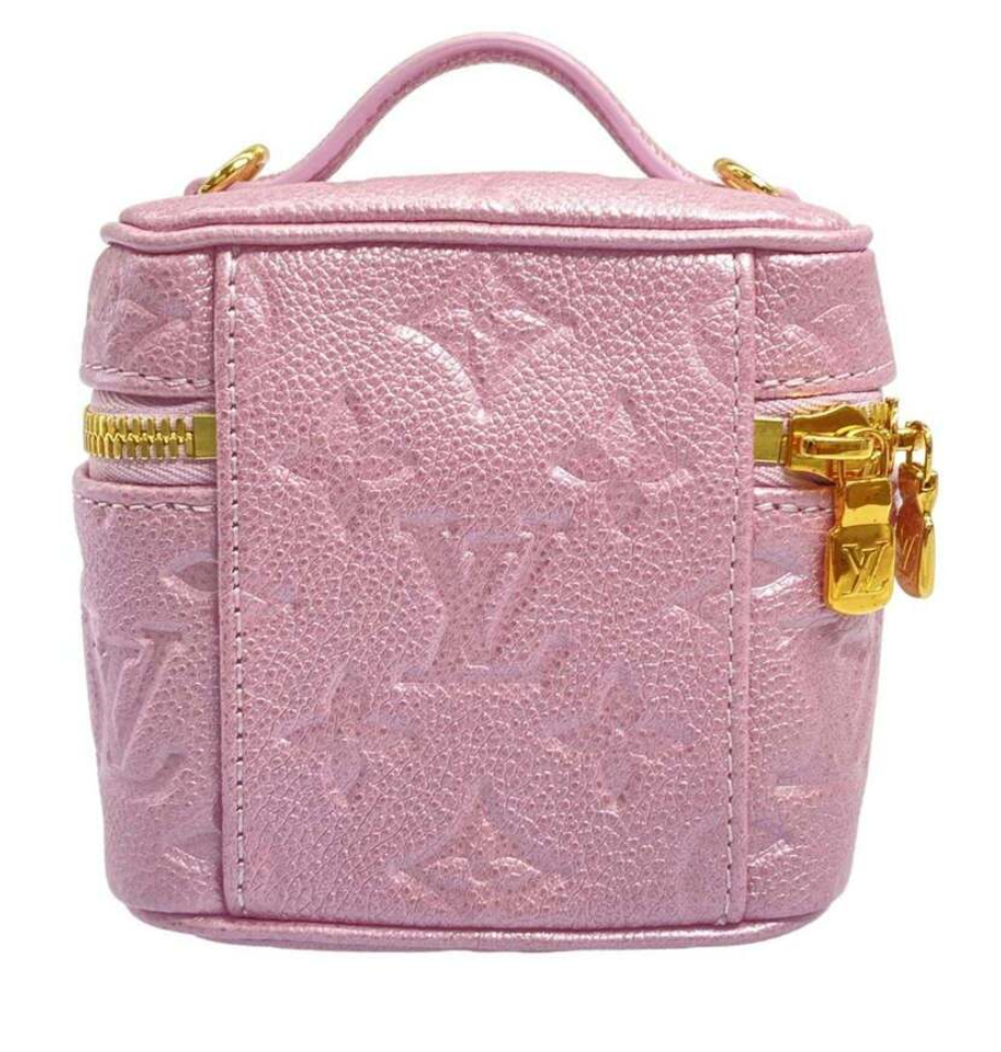 Louis Vuitton LV Empreinte Monogram Vanity Pouch Micro Pink