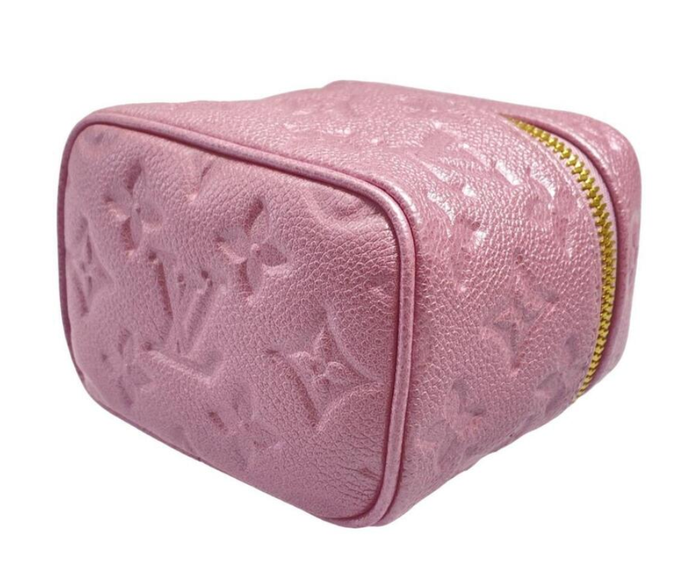 Louis Vuitton LV Empreinte Monogram Vanity Pouch Micro Pink