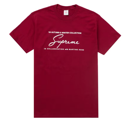 Supreme Martine Rose Tee Cardinal