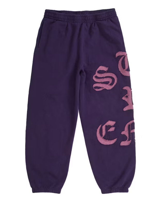 Supreme Cut Out Sweatpant Purple