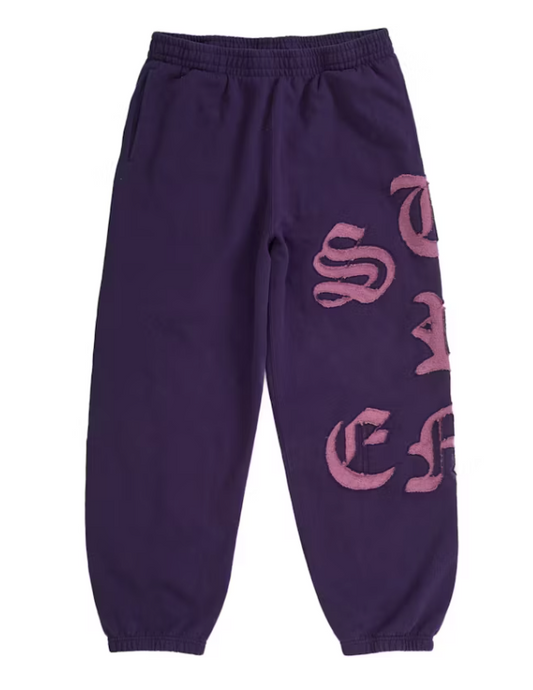 Supreme Cut Out Sweatpant Purple