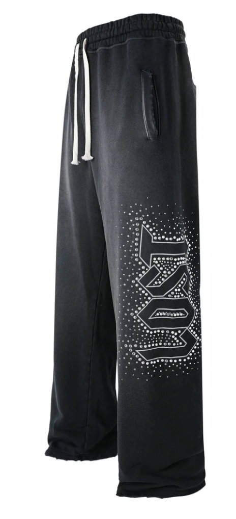Lost Intricacy Black Grunge Zip Up Hoodie & Sweatpants Black