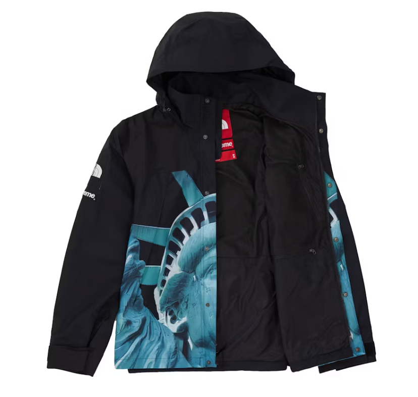 Supreme The North Face Statue of Liberty Mountain Jacket Black