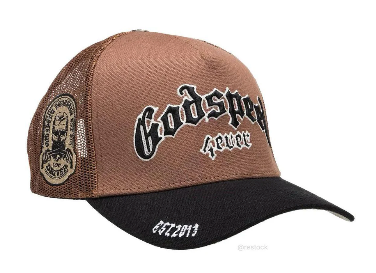 Godspeed GS Forever Trucker Hat Black Taupe