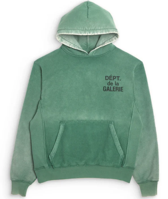 Gallery Dept. Reversible Logo Hoodie Green