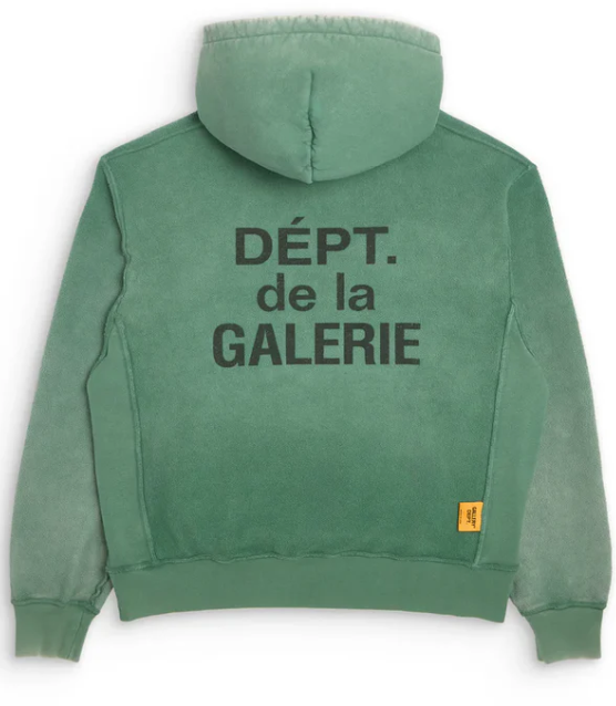 Gallery Dept. Reversible Logo Hoodie Green