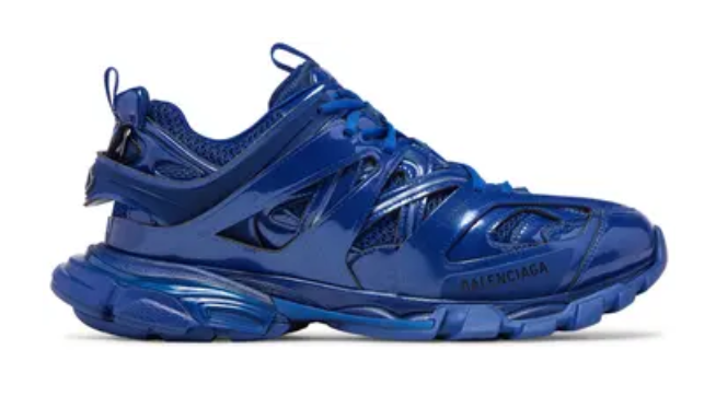 Balenciaga Track Sneaker Metallic Indigo