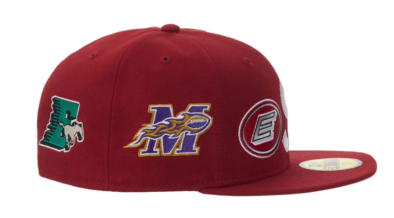 Supreme Multi S Logo New Era 59Fifty Fitted Hat Red
