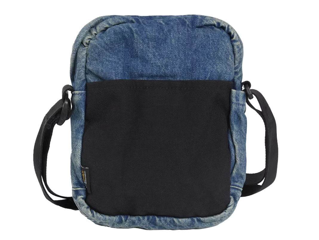 Supreme Denim Shoulder Bag Washed Indigo