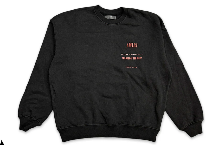 Amiri Children Of The Night Crewneck Black