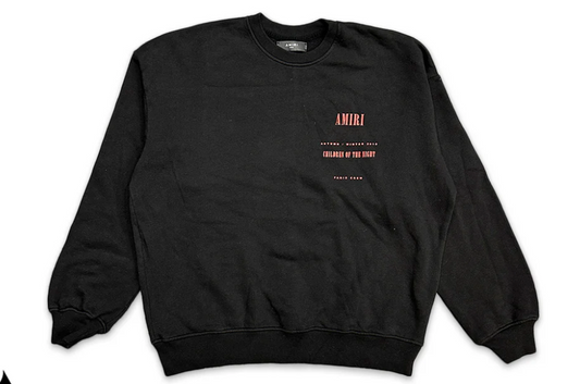 Amiri Children Of The Night Crewneck Black