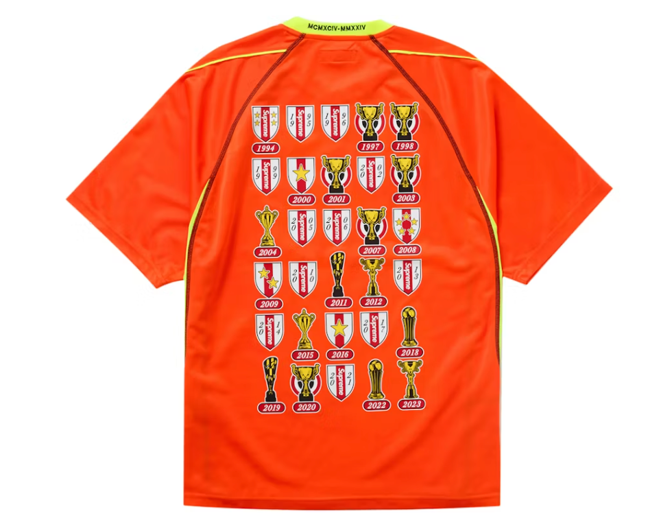 Supreme Jacquard Soccer Jersey Orange