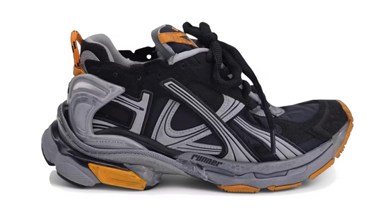 Balenciaga Runner Worn-Out Black Fluo Orange