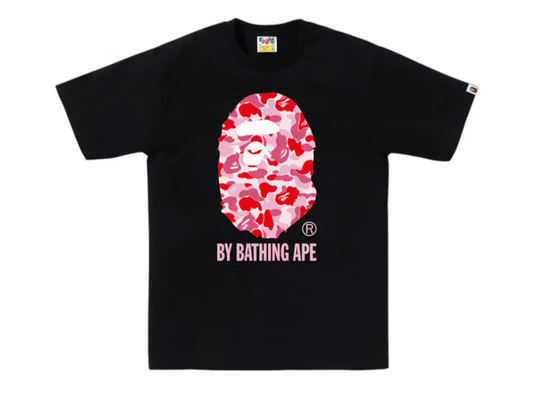 BAPE ABC Camo By Bathing Ape Tee (SS25) Black/Pink