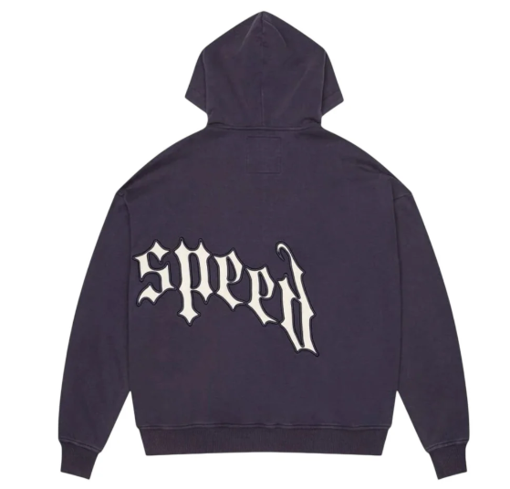 Godspeed OG Logo V2 Zip Up Hoodie Navy