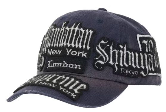 Supreme City Patches 6-Panel Hat Navy