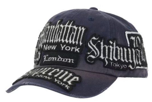 Supreme City Patches 6-Panel Hat Navy