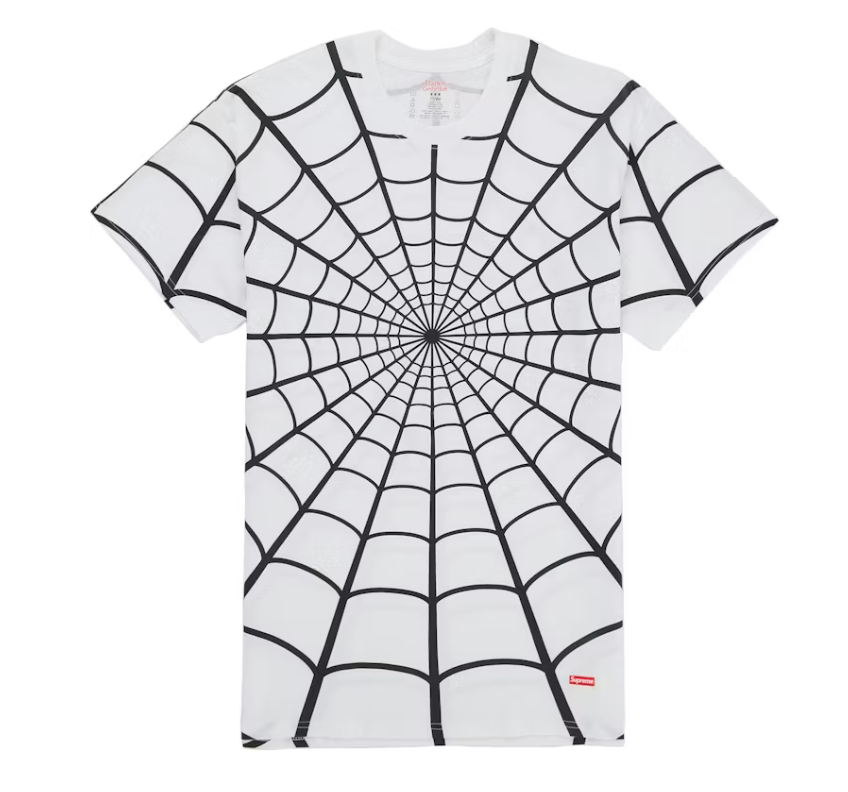 Supreme Hanes Spider-Man Tagless Tees (2 Pack) White