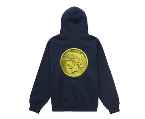 Supreme Anarchy Hooded Sweatshirt Navy