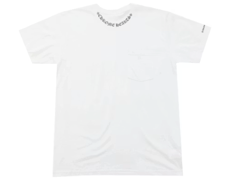 Chrome Hearts Neck Letters Logo T-shirt White