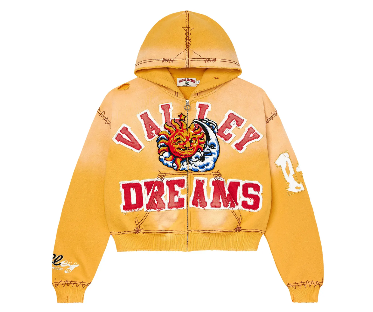 Vale Forever Sunny Zip Up Yellow