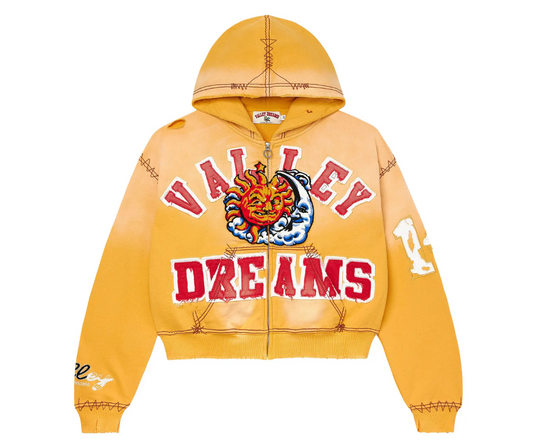 Vale Forever Sunny Zip Up Yellow