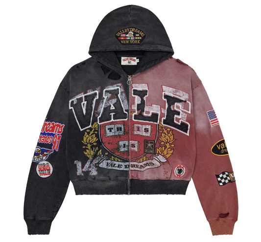 Vale Forever Two Face Zip Up Red/Black